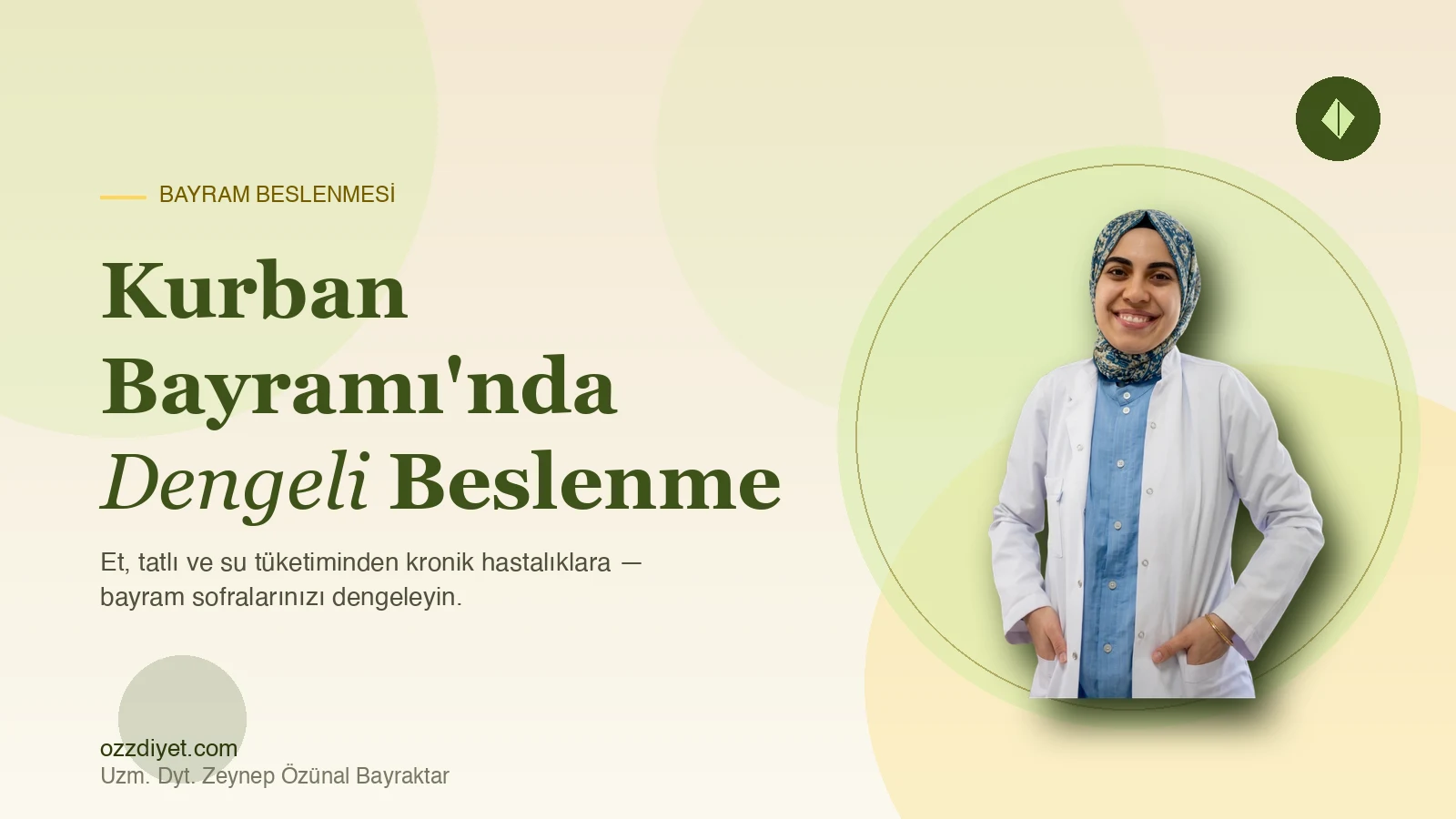 Kurban Bayramı'nda Beslenme
